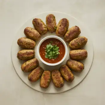 Savory Spice-Infused Lamb Koftas with Aromatic Sauce