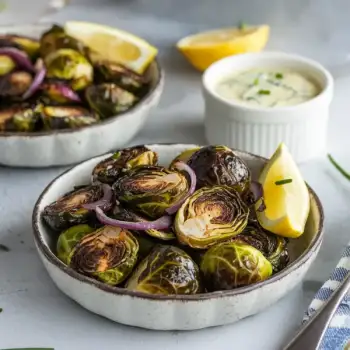 Air-Fried Brussels Sprouts