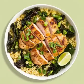 Ginger Chicken and Jasmine Rice Skillet