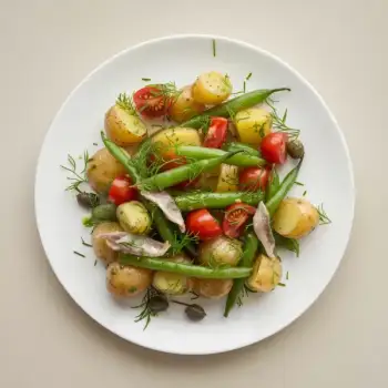 Herbed Potato, Green Bean & Tomato Tangle