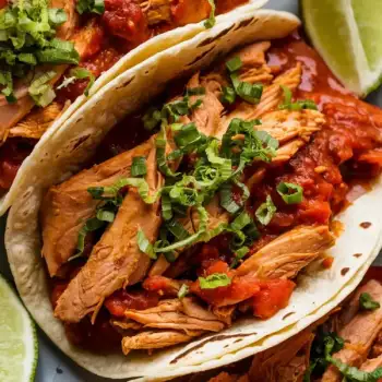 Smoky Lime Chicken Tinga Tacos