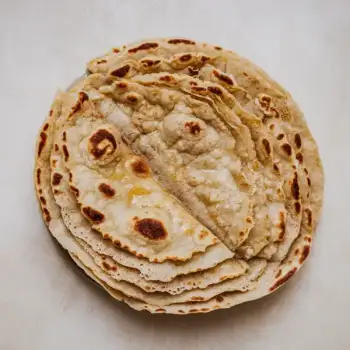 Delhi-Style Triangular Whole-Wheat Paratha