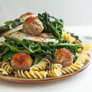 Fusilli with Greens and Sausage