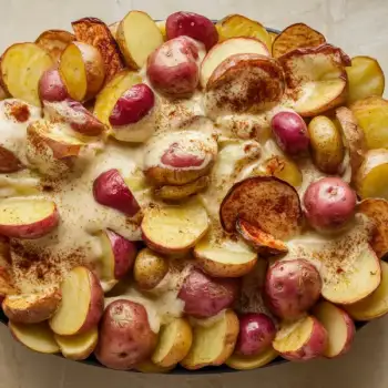 Golden Yukon Potato Gratin