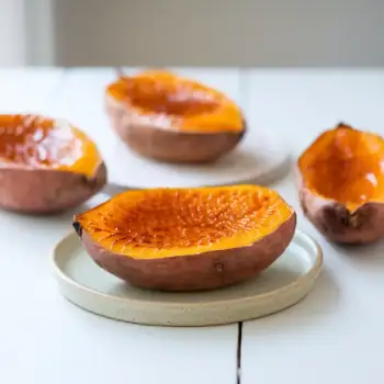 Brûléed Miso Sweet Potatoes