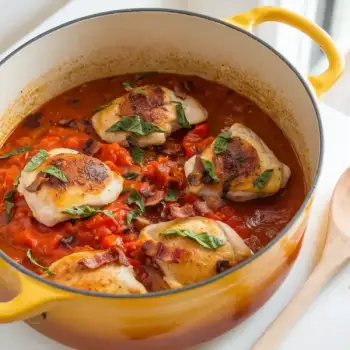 Braised Chicken Amatriciana