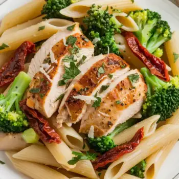 Tuscan Chicken Penne with Broccoli and Sun-Dried Tomatoes