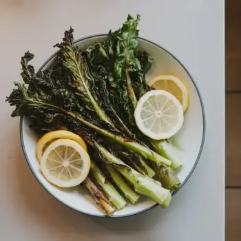 Grilled Broccoli Rabe with Lemon