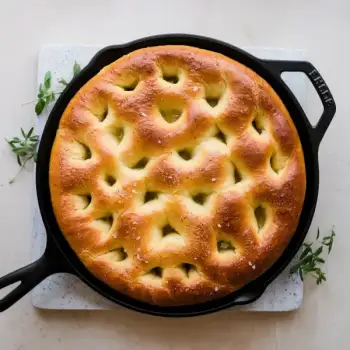Rustic Cast Iron Focaccia