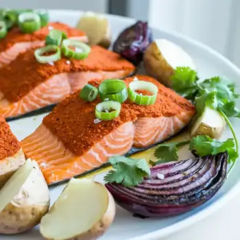 Sheet-Pan Harissa Salmon