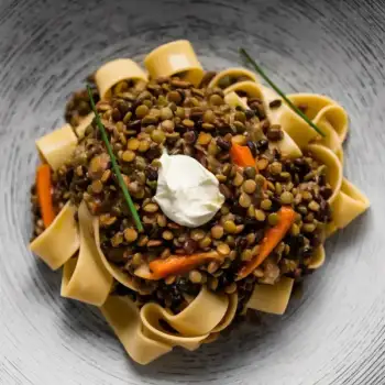 Earthy Lentil Ragù with Pappardelle