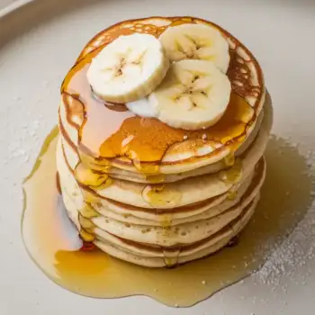 Fluffy Vegan Banana Delight Pancakes
