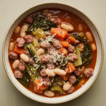 Tuscan-Style Sausage and White Bean Stew