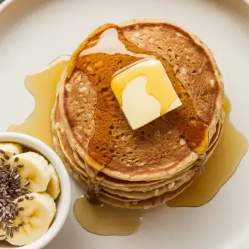 Brown Butter Oatmeal Pancakes
