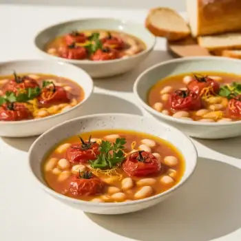 Roasted Tomato and White Bean Stew