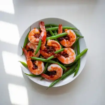 Sheet-Pan Gochujang Shrimp and Green Beans