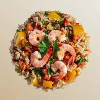 Hearty Wholegrain Prawn Jambalaya