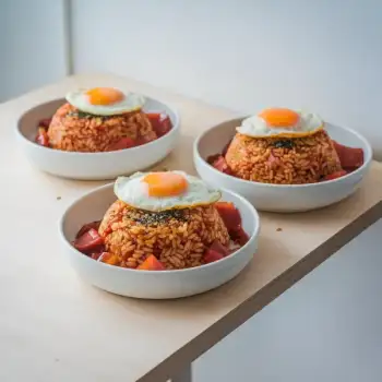 Savory Kimchi and Spam Fried Rice
