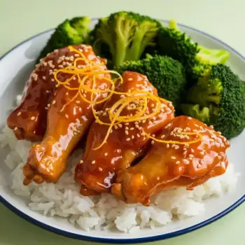 Crispy Orange Glazed Chicken