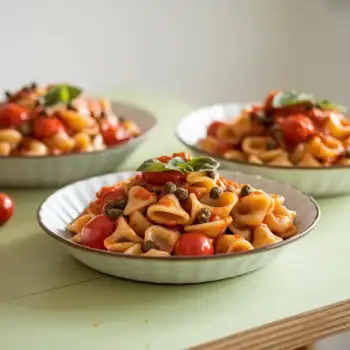 Spicy and Saucy Cherry Tomato Pasta