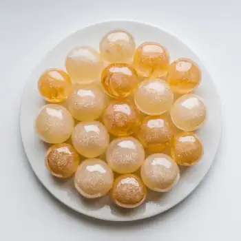 Translucent Treasure Sweets (Burmese Palm Sugar Rice Balls)