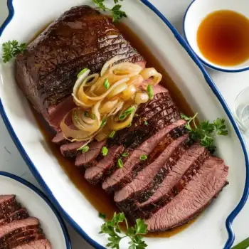 Succulent Beef Brisket with Sweet Caramelized Onions