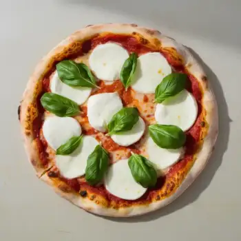 Classic Fresh Mozzarella and Basil Pizza