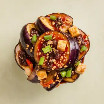 Szechuan-Style Spicy Garlic Eggplant
