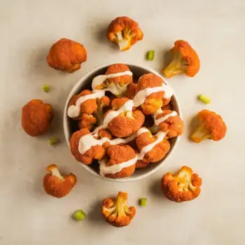 Buffalo Cauliflower Bites (Vegan)