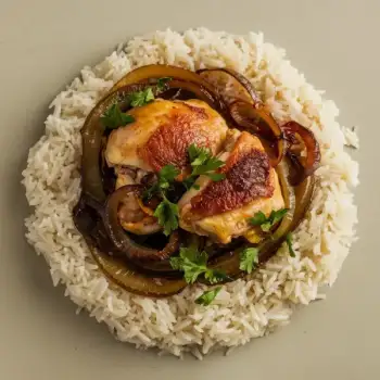 Senegalese Lemon Chicken with Caramelized Onions