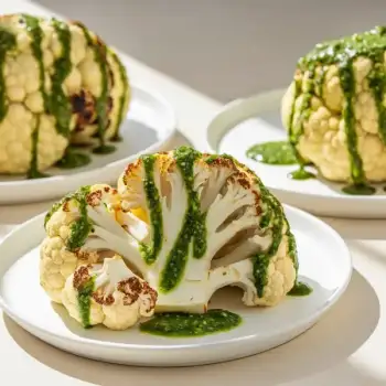 Roasted Cauliflower with Chimichurri