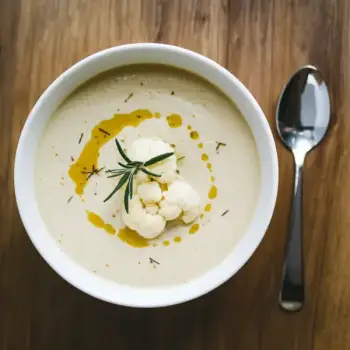 Rosemary Cauliflower Soup
