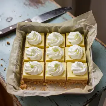 Luscious Lime Cream Squares