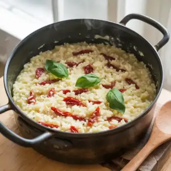 Feta and Sun-Dried Tomato Risotto