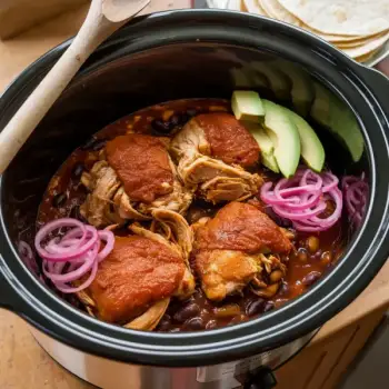 Slow Cooker Chipotle-Honey Chicken Tacos