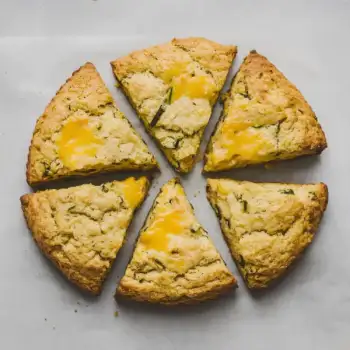 Savory Cheddar and Zucchini Scones
