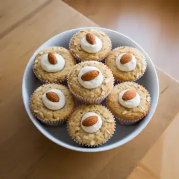 Velvety Almond-Cream Cheese Muffins
