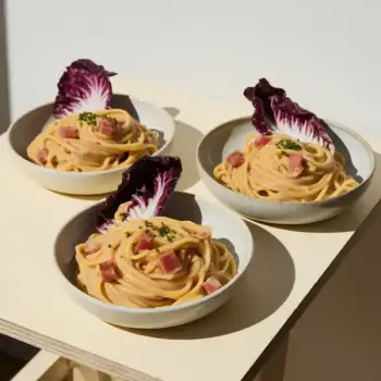 Foolproof Pasta Carbonara with Radicchio
