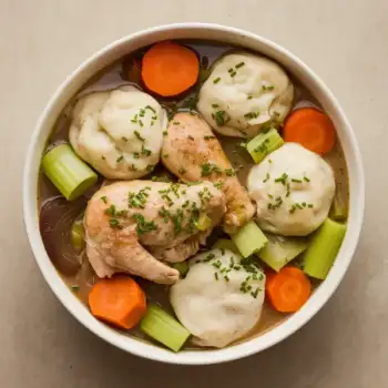 Hearty Chicken Stew with Buttermilk Dumplings