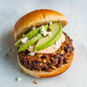 Savory Chipotle Black Bean Burgers