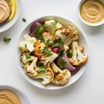 Cauliflower Shawarma With Spicy Tahini