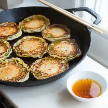 Vegetable Pajeon (Korean Scallion Pancakes With Vegetables)