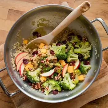 Quinoa and Broccoli Spoon Salad