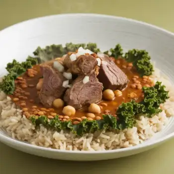 Melt-in-Your-Mouth Slow Cooked Lamb and Chickpea Curry