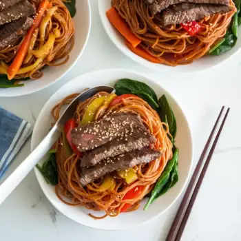 Japchae with Beef