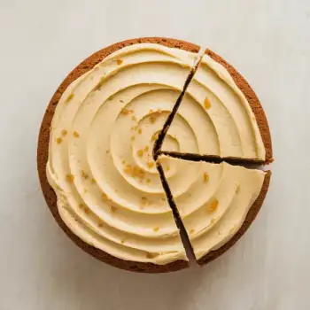 Spiced Ginger Coffee Cake with Velvety Frosting