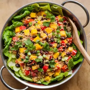 Tropical Quinoa & Black Bean Fiesta Salad
