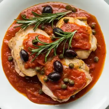 Tuscan Rosemary Chicken with a Rich Tomato Sauce