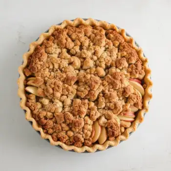 Heirloom Apple Crumble Pie