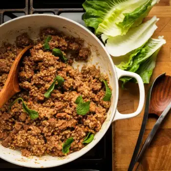 Quinoa-Pork Larb